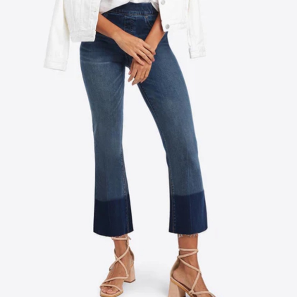 Spanx Cropped Flare Jeans
